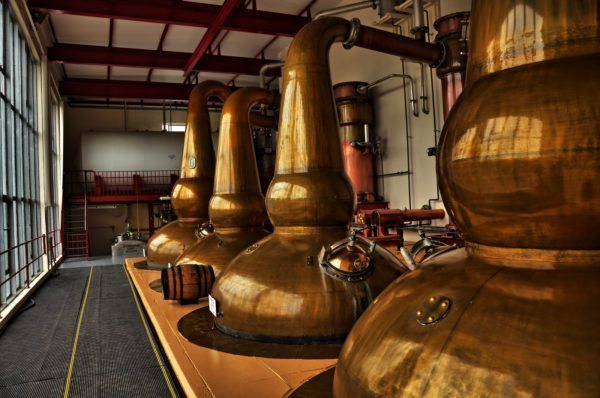 Copper pot stills - WSET spirits L3 at Statera